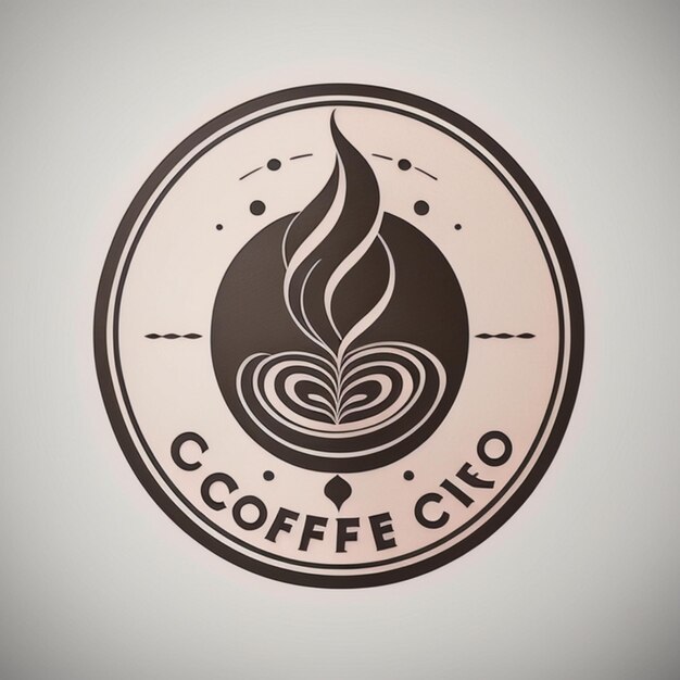 Foto el logotipo de la cafetería ai