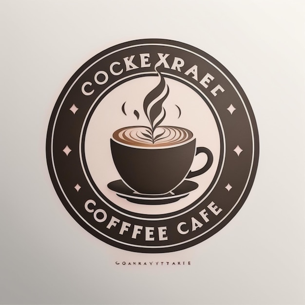 Foto el logotipo de la cafetería ai