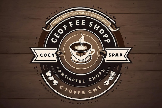 Foto el logotipo de la cafetería