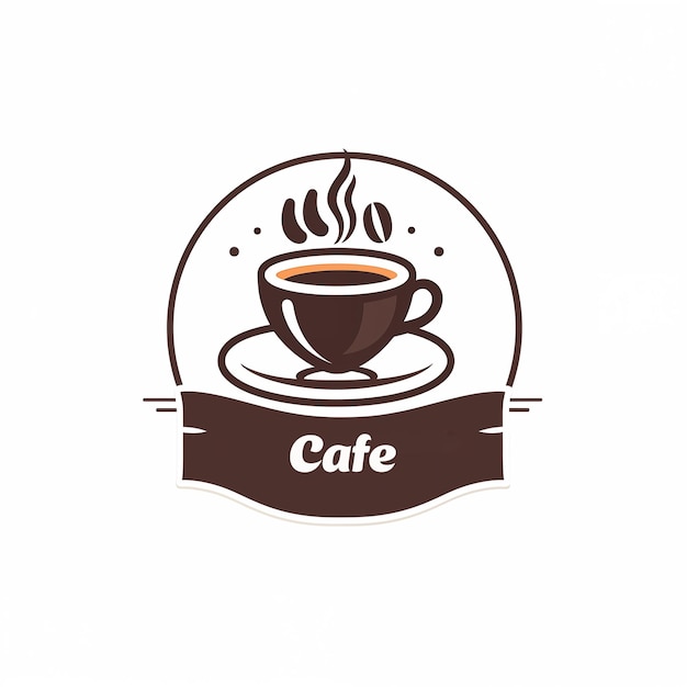 El logotipo de la cafetería