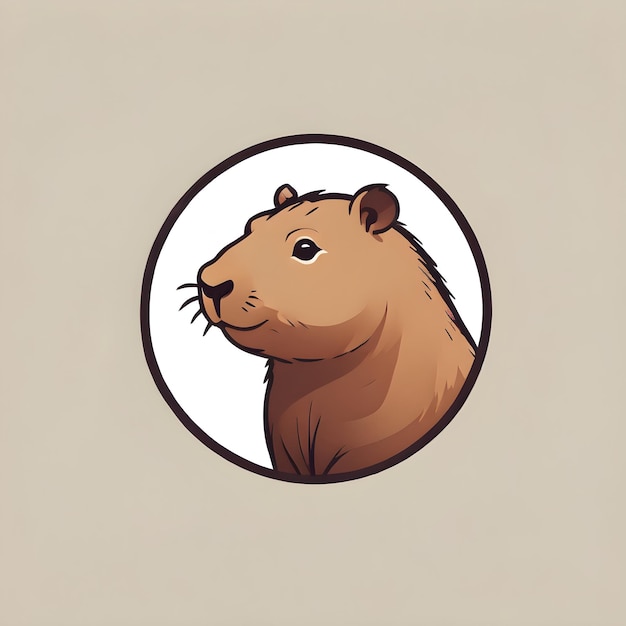 Foto el logotipo de capybara