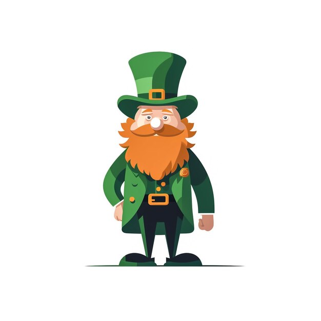 El logotipo de la cara del leprechaun