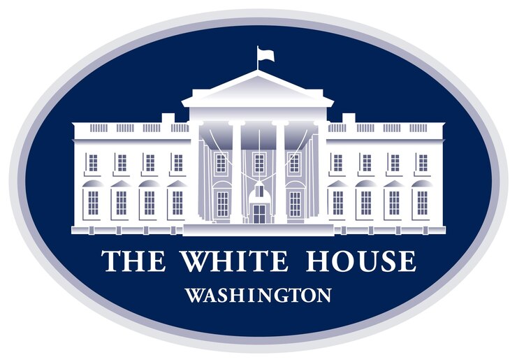 El logotipo de la Casa Blanca La residencia oficial del Presidente de los Estados Unidos
