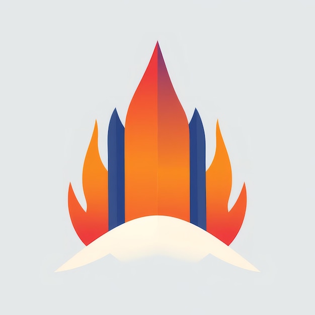El logotipo del Castillo de Fuego
