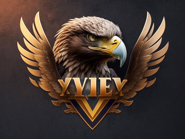Logotipo del club de fútbol en forma de águila.