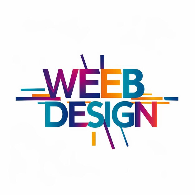 un logotipo colorido para el diseño de la web