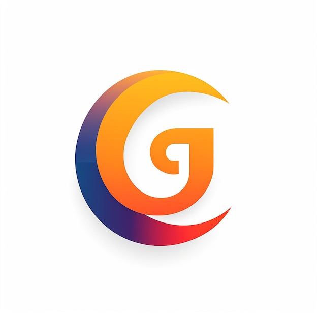 Un logotipo colorido para una empresa con letra g