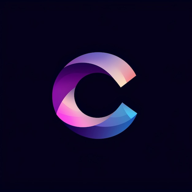 un logotipo colorido con la letra c en él