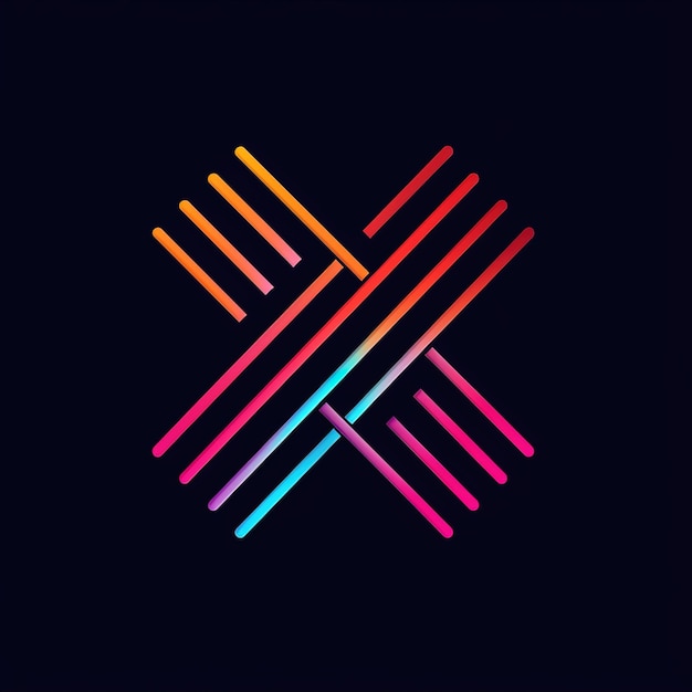 Foto un logotipo colorido con las letras z y zigzag en él