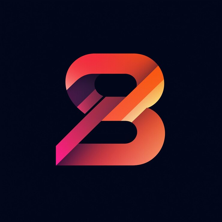 Foto un logotipo colorido con el número 2 en él