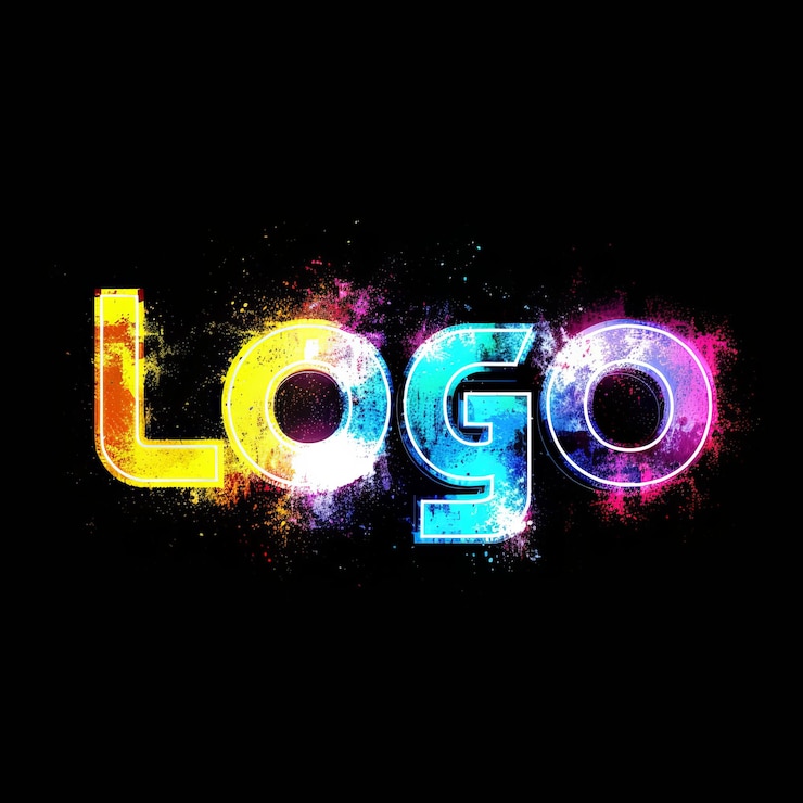 Foto un logotipo colorido que dice sube a él