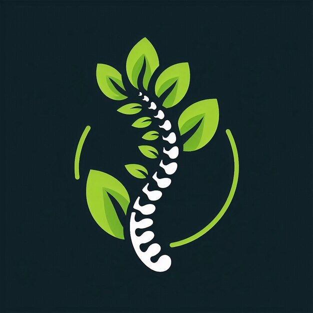 El logotipo de la columna vertebral