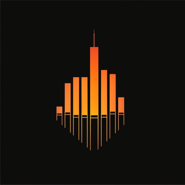El logotipo de la compañía diseñado por AI Illustration