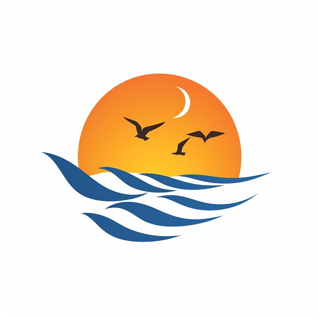 El logotipo de la compañía diseñado por AI Illustration