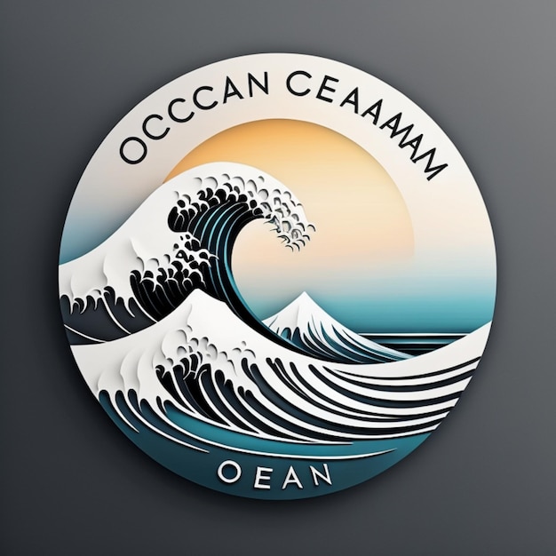 Foto un logotipo para la compañía oceanic