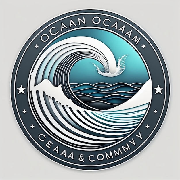 Foto un logotipo para la compañía oceanic