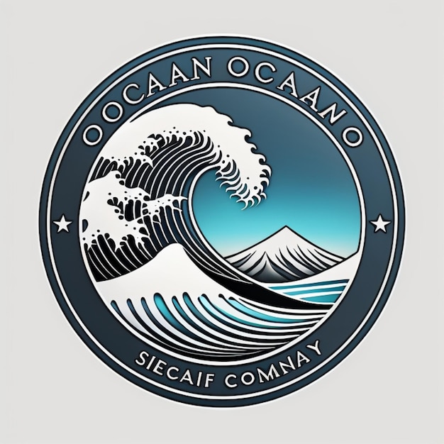 Foto un logotipo para la compañía oceanic