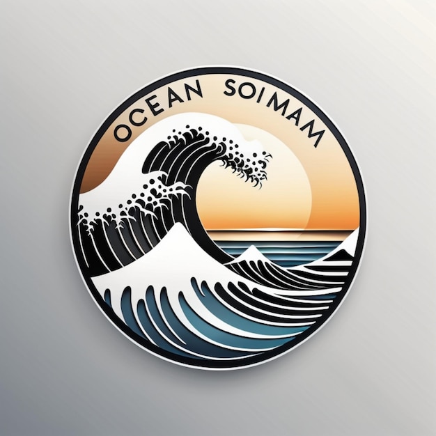 Foto un logotipo para la compañía oceanic