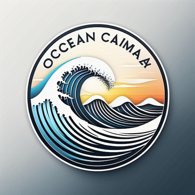 Foto un logotipo para la compañía oceanic