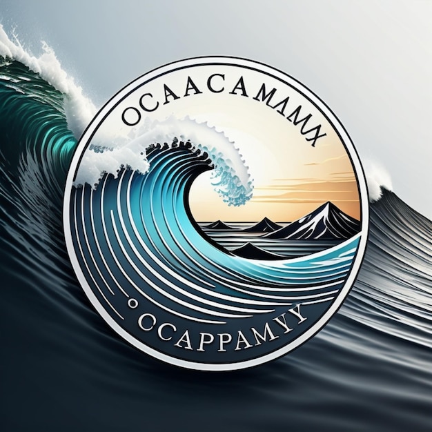 Foto un logotipo para la compañía oceanic