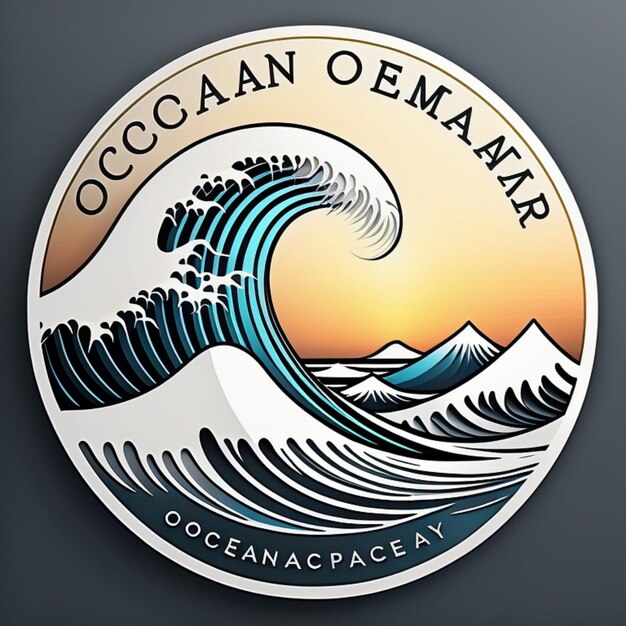 Foto un logotipo para la compañía oceanic