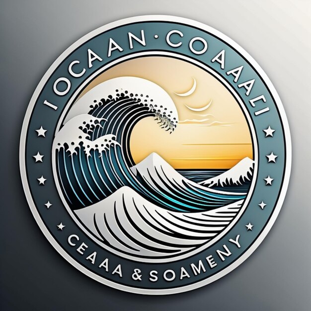 Foto un logotipo para la compañía oceanic