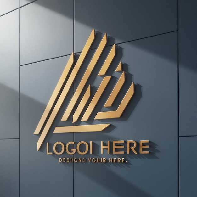 Foto un logotipo para una compañía que dice logotipo aquí aquí