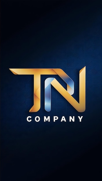 El logotipo de la compañía TN es un diseño vectorial del logotipo NT.