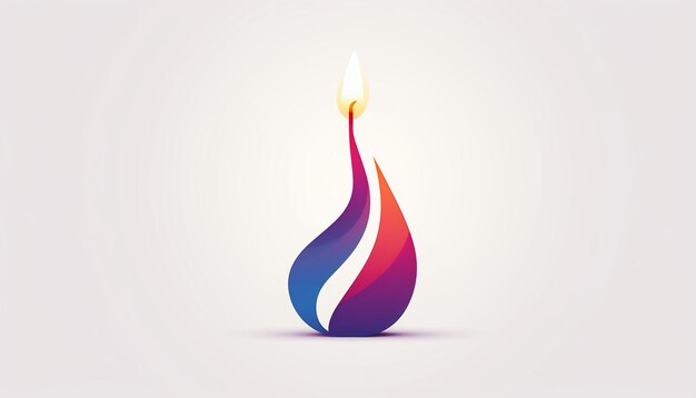 Foto un logotipo para una compañía de velas