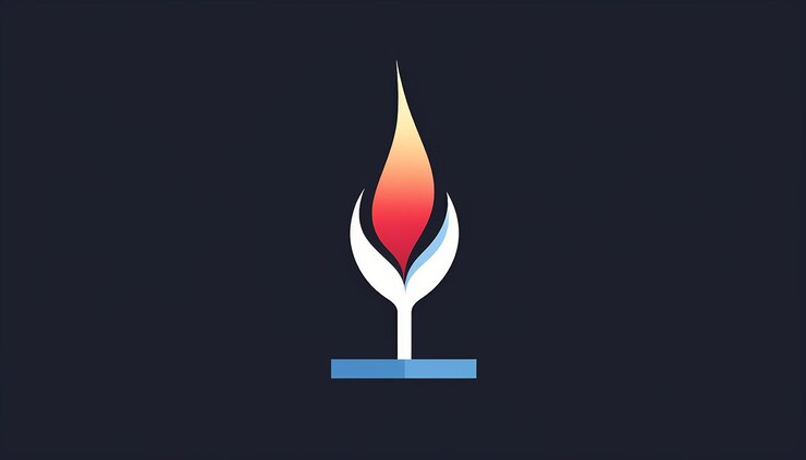 Foto un logotipo para una compañía de velas