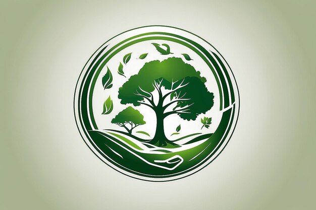 El logotipo de conservación del medio ambiente