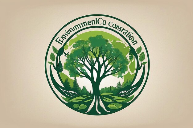 El logotipo de conservación del medio ambiente