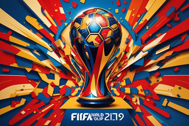 El logotipo de la Copa del Mundo de la FIFA