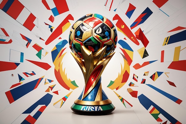 Foto el logotipo de la copa del mundo de la fifa