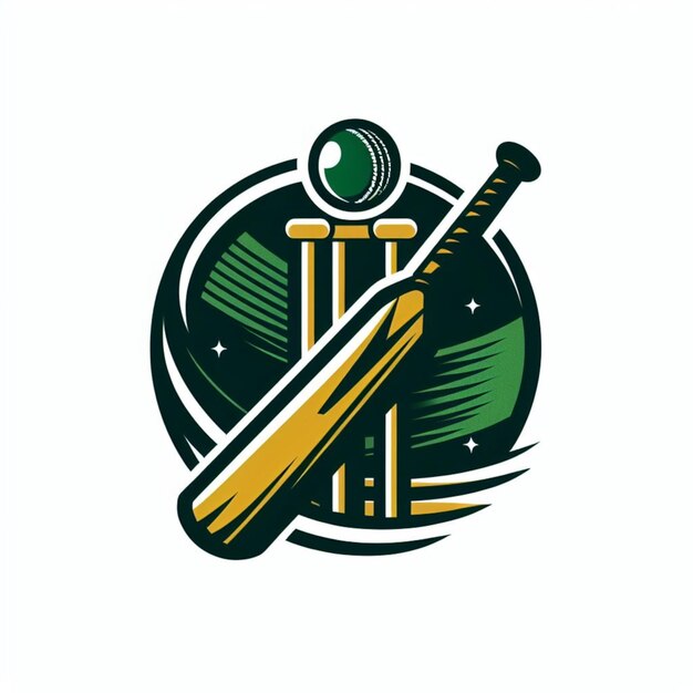 Foto logotipo cricket sportsmanship victory e emblema de unidade da equipe