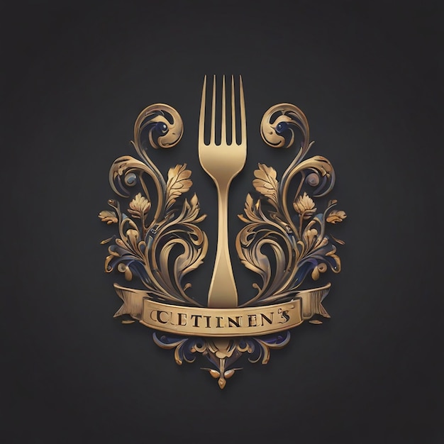 Foto el logotipo de los cubiertos