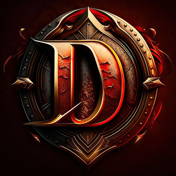 Foto logotipo d premium con detalles dorados ia generativa