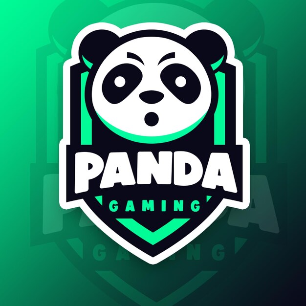 Foto logotipo da cabeça de panda