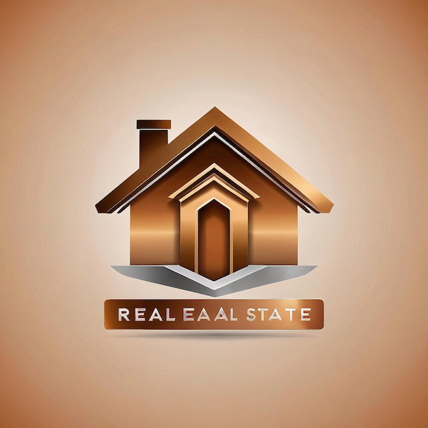 Logotipo da casa imobiliária Símbolo Imobiliário Imobiliário