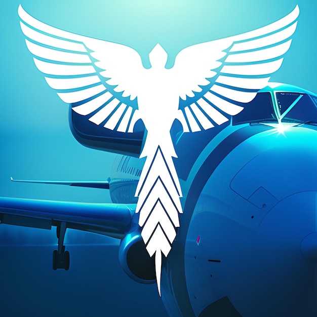Foto logotipo da companhia aérea generative ai
