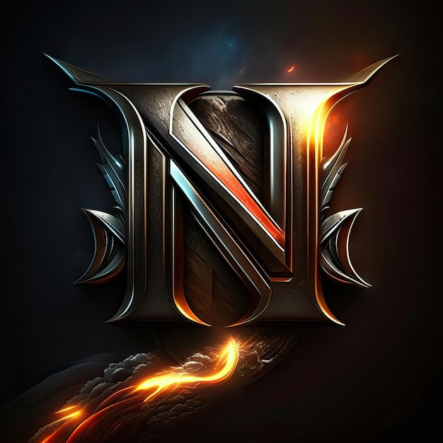 Logotipo da letra N