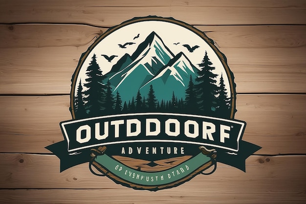 Foto logotipo da marca outdoor adventure