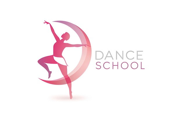 Foto el logotipo de la danza rosa