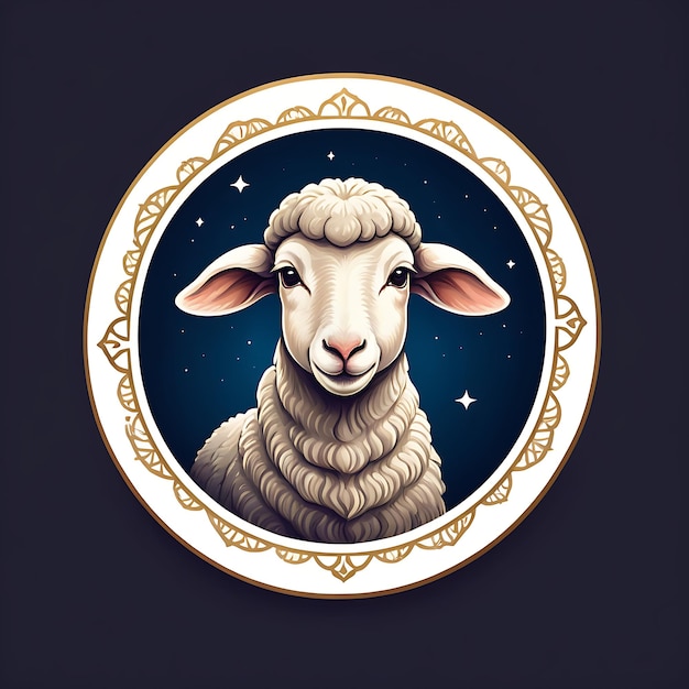 Logotipo das ovelhas Eid