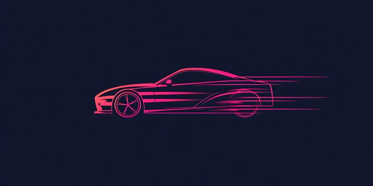 Foto logotipo de carro estilo de carro logotipo dinâmico desenho de silhueta para marcas automotivas