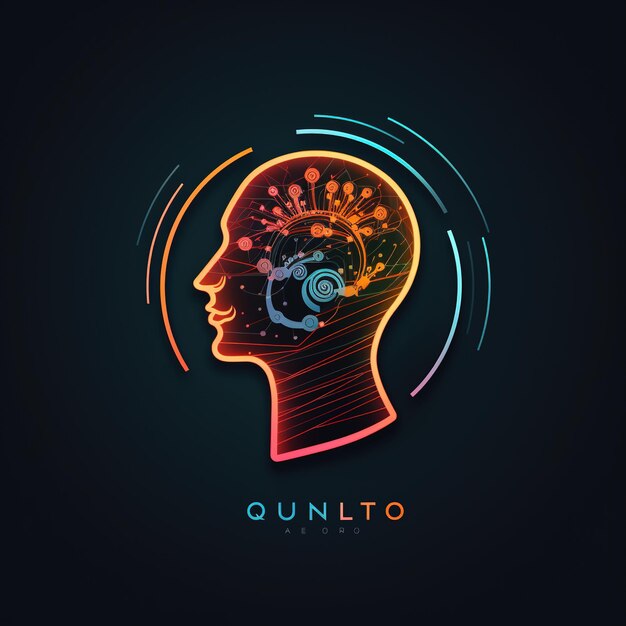 Foto logotipo de contorno iq