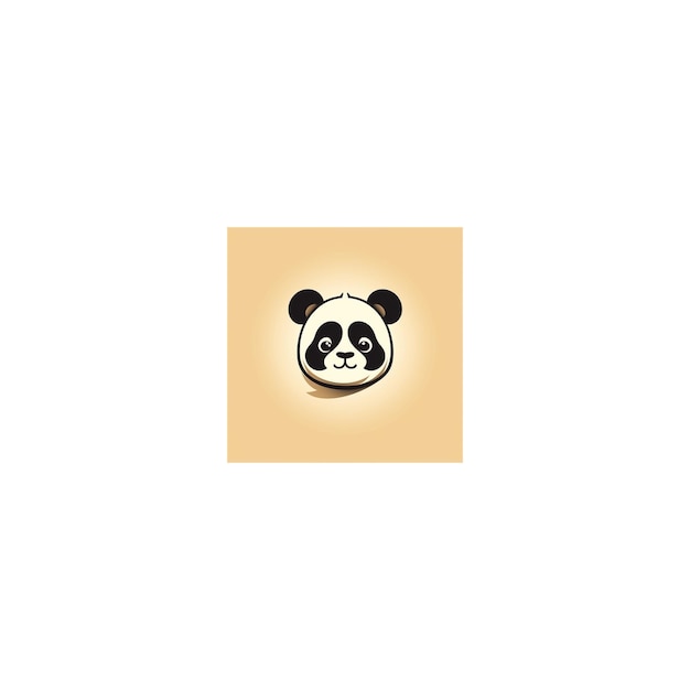 Foto logotipo de design de panda fofo18