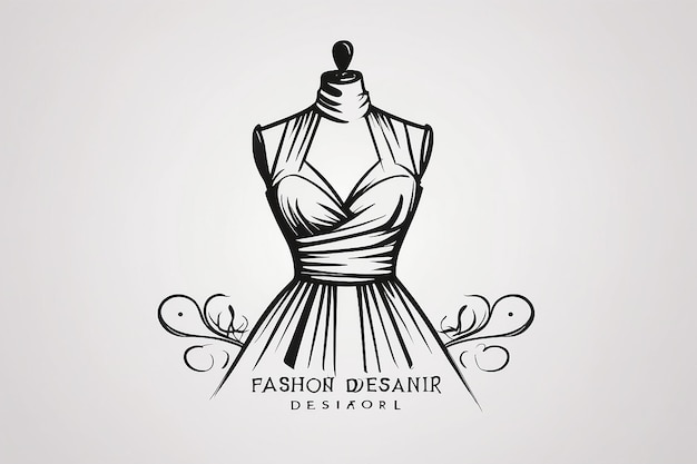 Logotipo de designer de moda