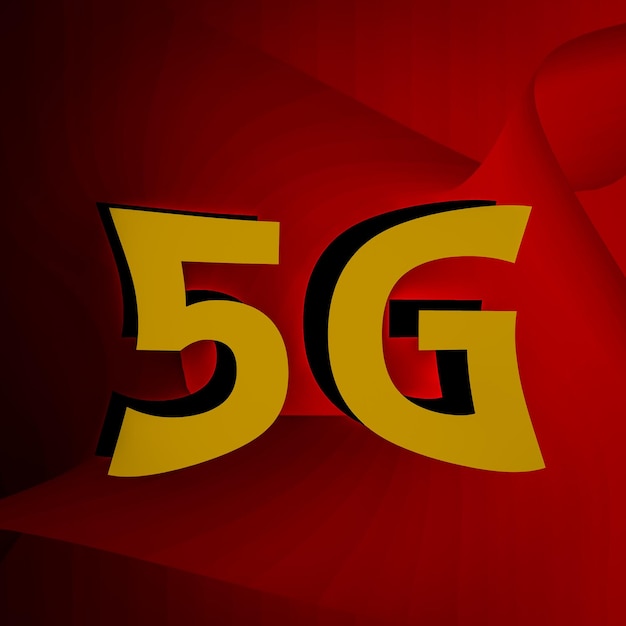 Logotipo de ícone para o provedor de internet de rede 5G de internet rápida