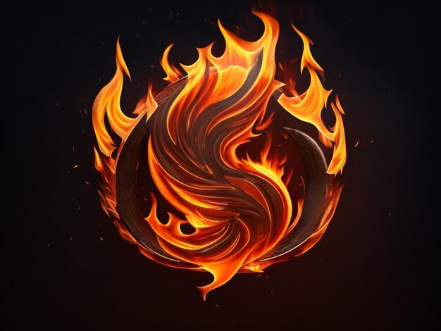 Logotipo de incêndio